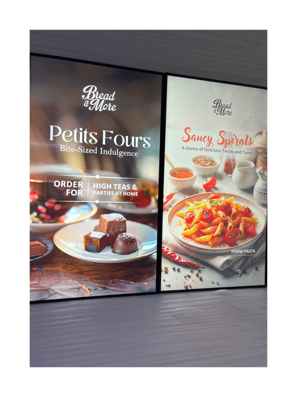 55 inch Digital Menu Display Screen for Restaurant Cafe Fast Food | 55 inch Digital menu Display Signage - Image 2