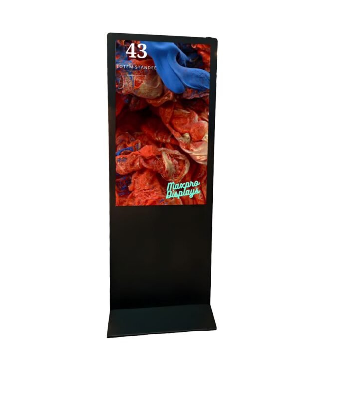 43 inch Digital Standee Indoor Digital Signage Floor Standing Display | 43 inch Digital signage Floor Standing Totem display