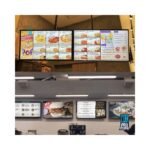55 inch Digital Menu Display Screen for Restaurant Cafe Fast Food | 55 inch Digital menu Display Signage